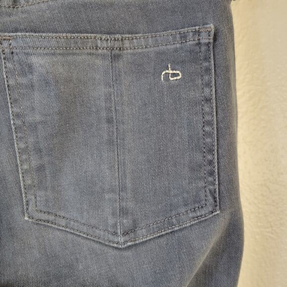 Rag & Bone Jeans Women's 28 Gray Croxley Skinny Mid Rise Festival Grunge Boho - Picture 4 of 11